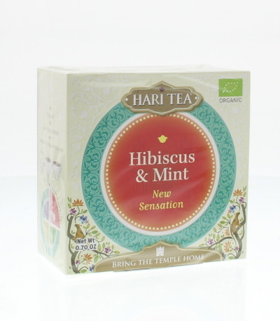 Hari Tea New sensation hibiscus & mint bio (10 st) Top Merken Winkel